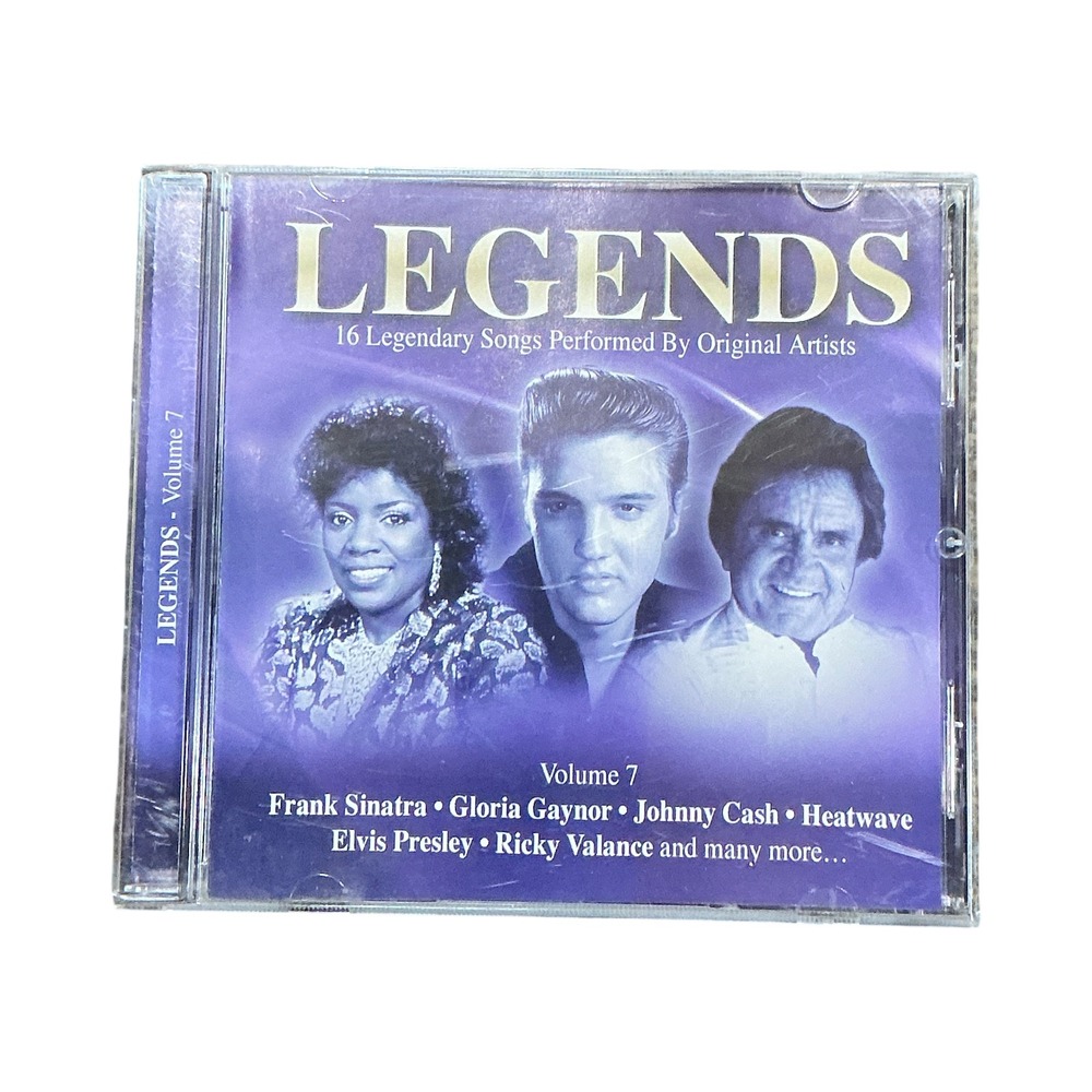 Legends Volume 7 CD 16 Legendary Songs Elvis Presley Frank Sinatra Johnny Cash